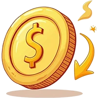 Cashback bonus icon